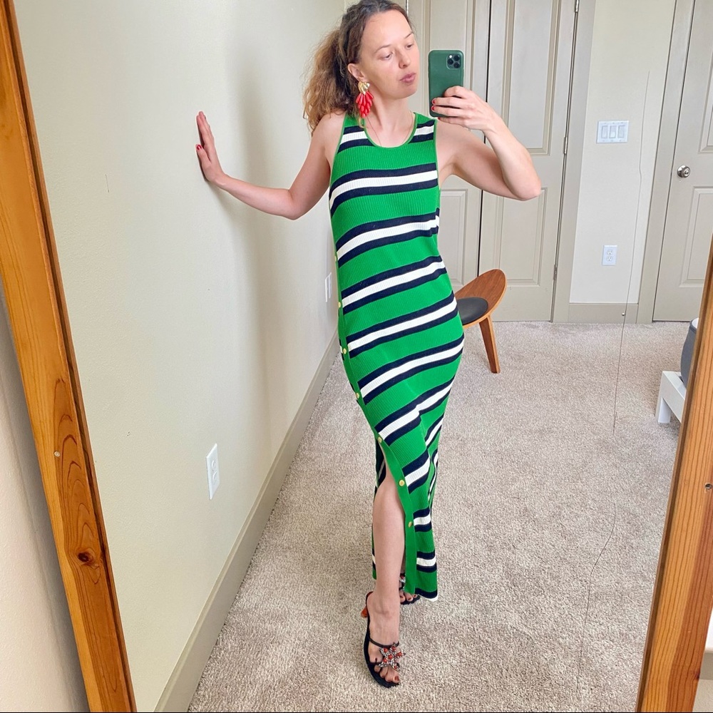 Zara Ribbed Knit slip dress